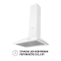 Витяжка купольна Perfelli K 5210 WH 700 LED - 2