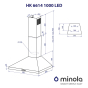 Вытяжка купольная Minola HK 6614 BL 1000 LED - 10