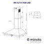 Витяжка купольна Minola HK 5214 WH 700 LED - 10