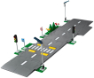 Конструктор Дорожні плити LEGO City Town 60304 - 5