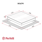 Варочная поверхность Perfelli HI 674 WH - 14