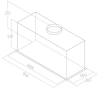 Вбудована витяжка  Elica FOLD GR/A/52 (PRF0180808) - 4