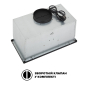 Витяжка Interline SWAY BL A/60 GL/S - 9