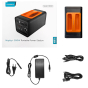 Зарядная станция Choetech BS002 (300Вт/г) QC 3.0, USB-C PD60 Вт (BS002-EU-BK) - 3