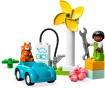 LEGO Конструктор DUPLO Town Вітрова турбіна та електромобіль - 1