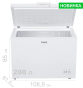 Морозильна скриня Prime Technics CS 30141 M - 2