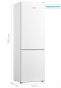 Холодильник з морозильною камерою Prime Technics RFS 1809 M - 1