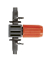 Капельница Gardena Micro-Drip-System Quick & Easy внутренняя регулируемая 0-10 л/час, 10 шт (08392-29) - 1