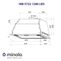 Полная вытяжка Minola HBI 5722 WH 1200 LED - 10