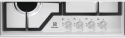 Варильна поверхня Electrolux KGS6426SX - 2