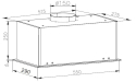 Вытяжка встраиваемая Amica OMP6554BG - 3