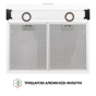 Витяжка плоска Perfelli PL 6042 W LED - 5