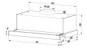 Вытяжка телескопическая Interline DELI X/S A/60/2/T - 14