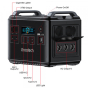 Зарядная станция Choetech BS006 2000Вт (BS006-EU-BK-Z) - 4