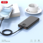 Зовнішній акумулятор (павербанк) XO PR238 10000 mAh PD20W + QC22.5W Black (PR238_Black) - 4