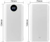 Універсальна мобільна батарея Gusgu Xiamen Mini 80000M 20000 mAh White (GB/T-35590/UA-102807) - 3
