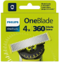 Тример PHILIPS QP440/50 OneBlade Плаваюче лезо, 4 шт - 1