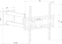 Настенное крепление X-DIGITAL STEEL SA345 Black - 3