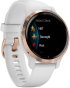 Смарт-часы Garmin Venu 2S Rose Gold Bezel with White Case and Silicone Band (010-02429-13/03) - 2