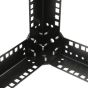 Стойка кронштейн Cube 19" 9U CMS (UA-OFLC955W2.0-BK) - 2