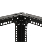 Стойка кронштейн Cube 19" 9U CMS (UA-OFLC955W2.0-BK) - 4