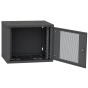 Шкаф телекоммуникационный двери IPCOM 9U 600x600 перф (черный) - 2