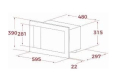 Встраиваемая микроволновая печь с грилем Teka ML 8210 BIS ST (112060003) - 4