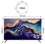 Телевізор Haier H43K801FG - 4