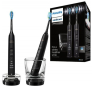 Набор из 2-х электрических зубных щеток Philips Sonicare DiamondClean 9000 Black HX9914/54 - 1