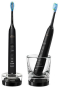 Набор из 2-х электрических зубных щеток Philips Sonicare DiamondClean 9000 Black HX9914/54 - 2