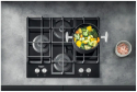 Газова варильна поверхня Hotpoint-Ariston HAGS61FBK - 4