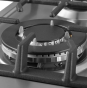 Варильна поверхня газова Pyramida PFX 643 Inox Luxe (6207553) - 5