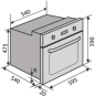 Духовка газова Ventolux MILANO ESG (WH) - 5