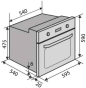 Духовка газова Ventolux MILANO ESG (X) - 8