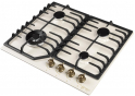 Газовая варочная поверхность Perfelli RETRO MW69C BEIGE - 3