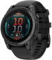 Смарт-часы Garmin Fenix E 47mm AMOLED Slate Gray Steel with Black Silicone Band (010-03025-01) - 1