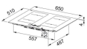 Индукционная варочная поверхность Franke FMA 654 I F KL BK (108.0704.935) - 6