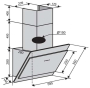 Витяжка похила Ventolux VIENNA 60 BG (800) TC MS - 4