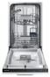 Посудомийна машина Samsung DW50R4040BB - 3