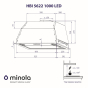 Полновстраиваемая вытяжка MINOLA HBI 5622 I 1000 LED - 6