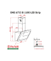 Витяжка Perfelli DNS 6753 B 1100 WH/BL LED Strip - 6