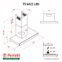 Витяжка Perfelli TS 6822 I/BL LED - 5