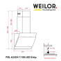 Витяжка WEILOR PDL 62304 BL 1100 LED Strip - 7