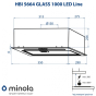 Вытяжка полновстраиваемая Minola HBI 5664 BL GLASS 1000 LED Line - 8