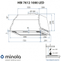 Вытяжка полновстраиваемая Minola HBI 7612 WH 1000 LED - 11