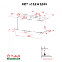 Вытяжка полновстраиваемая Perfelli BIET 6512 A 1000 I LED - 6