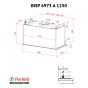 Вытяжка полновстраиваемая Perfelli BISP 6973 A 1250 GF LED Strip - 3