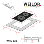 Поверхность стеклокерамическая Domino WEILOR WHC 332 BLACK - 7
