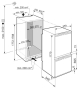 Встраиваемый холодильник с морозильной камерой Liebherr ICBNd 5153 - 3