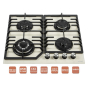 Варильна газова поверхня VENTOLUX HSF640-W3G CESBT (IVORY) - 3